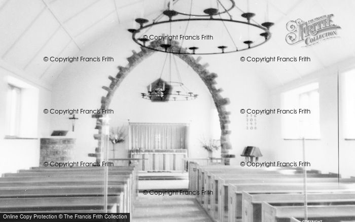 Photo of Trevone, St Saviour's Church Interior c.1960
