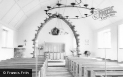 St Saviour's Church Interior c.1960, Trevone