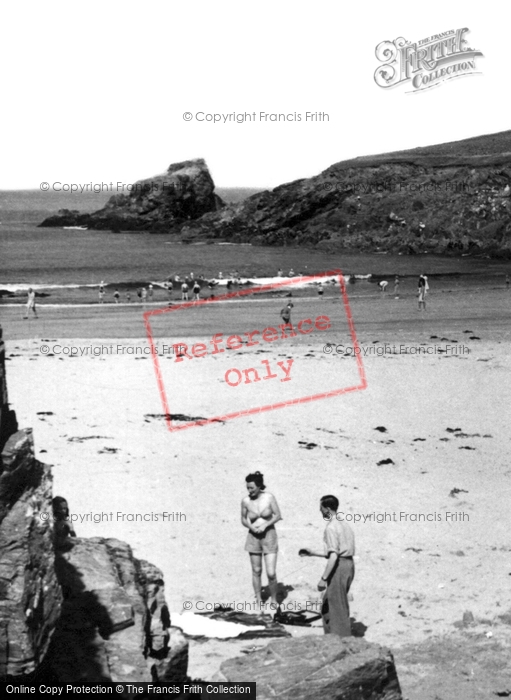 Photo of Trevone, The Beach c.1955