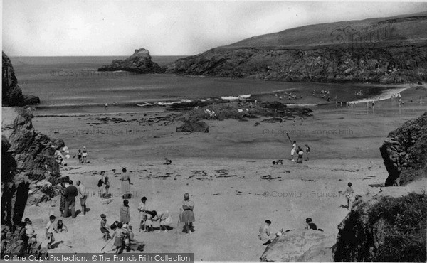 Photo of Trevone, The Beach c.1955