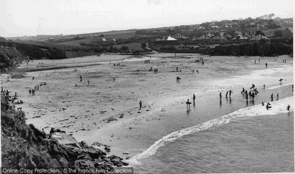 Photo of Trevone, The Beach c.1955