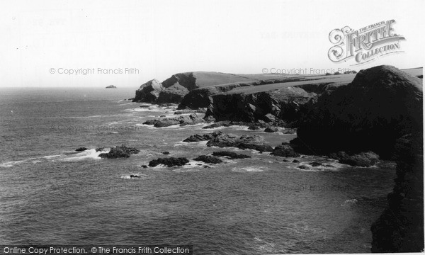 Photo of Trevone, The Cliffs c.1960
