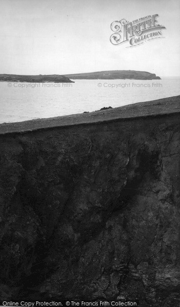 Photo of Trevone, The Coast From The Round Hole c.1955