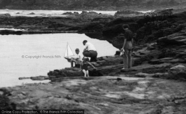 Photo of Trevone, Tinker Bunny's Pool c.1955