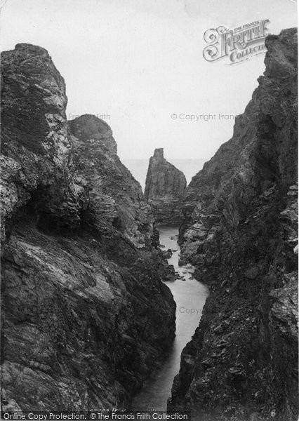 Photo of Trevone, Tregudda Gorge 1901