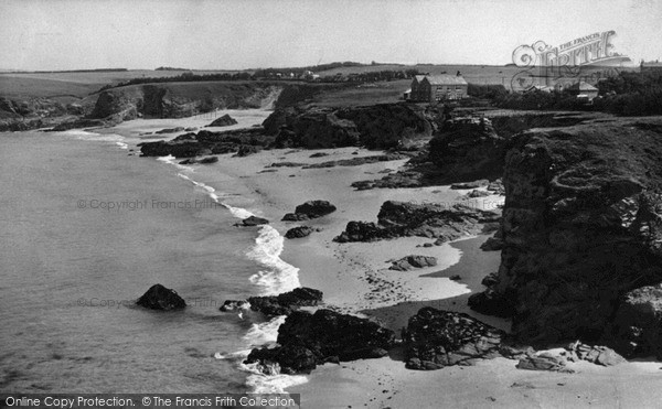 Photo of Trevose Head, Mother Ivey's Bay c.1955