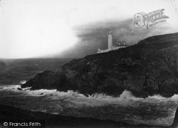 The Head And Lighthouse c.1880, Trevose Head