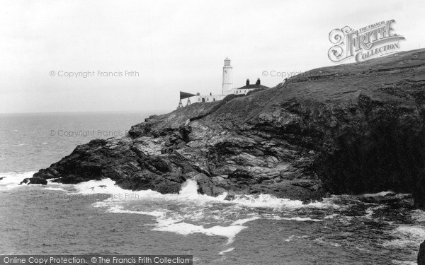 Photo of Trevose Head, The Lighthouse From Dinas Head c.1955