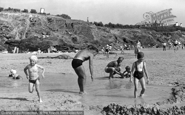 Photo of Trevose Head, Treyarnon Bay c.1955
