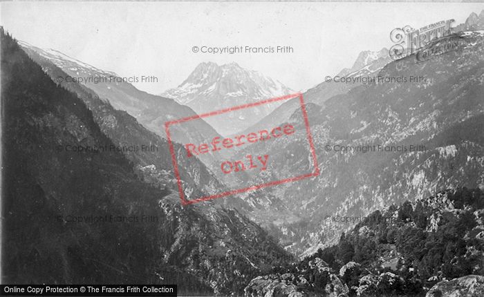Photo of Trient, Tete Noire Valley, Salvan Route c.1874