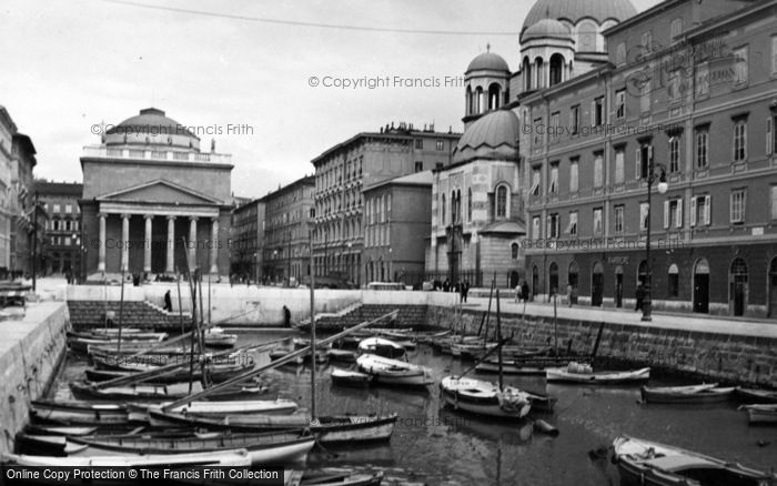 Photo of Trieste, Grand Canal 1938