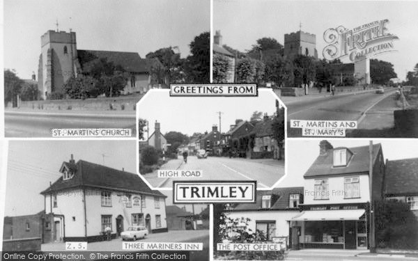 Photo of Trimley St Mary, Composite c.1960