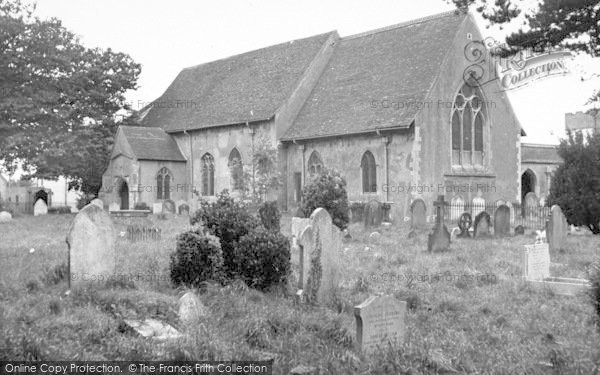 Photo of Trimley St Mary, St Mary's Church c.1955