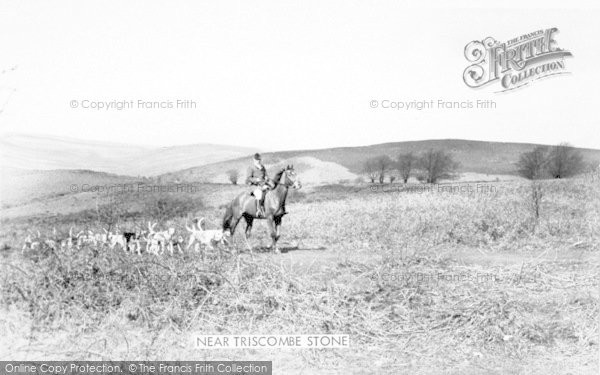 Photo of Triscombe, The Hunt Near The Triscombe Stone c.1950