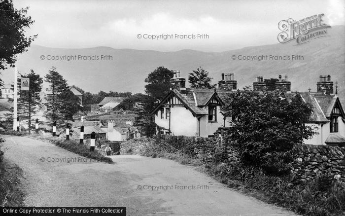 Photo of Troutbeck, Village View And Mortal Man Inn c.1955