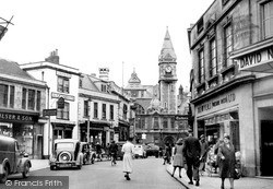 Fore Street And Town Hall c.1950, Trowbridge
