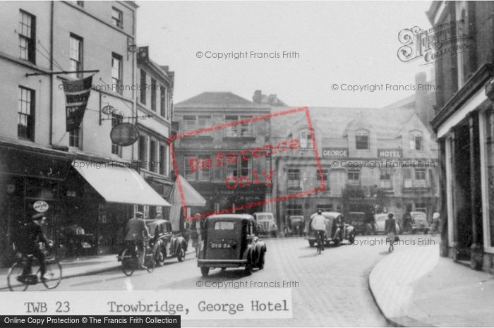 Photo of Trowbridge, George Hotel c.1950