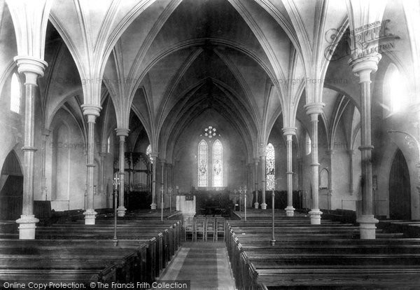 Photo of Trowbridge, Holy Trinity Church Interior 1900