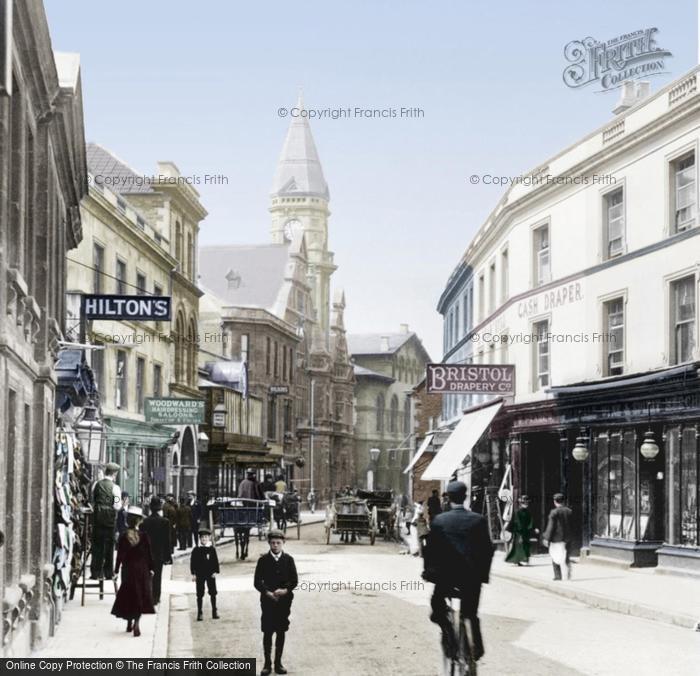 Photo of Trowbridge, Silver Street And Town Hall 1900