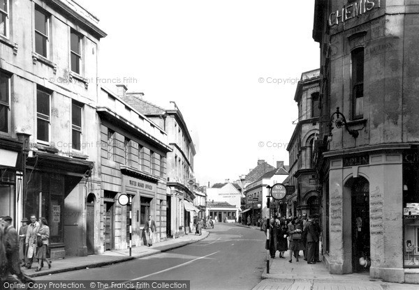 Photo of Trowbridge, Silver Street c.1955