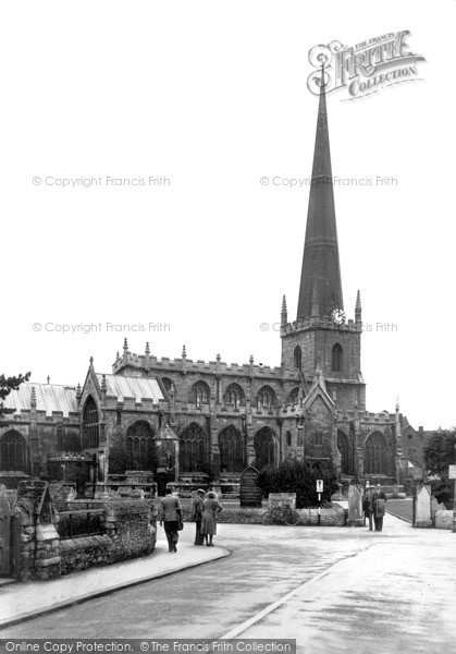 Photo of Trowbridge, St James's Church From The North East c.1955