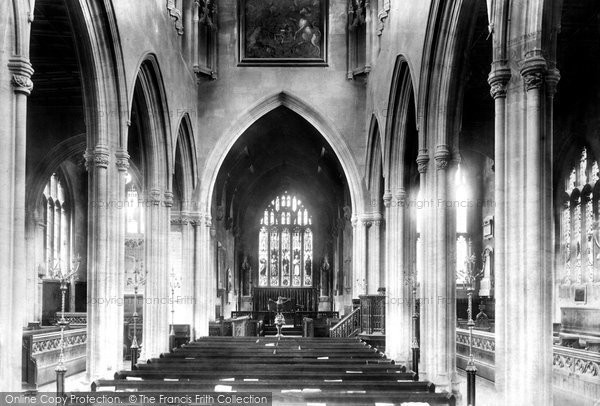 Photo of Trowbridge, St James's Church Interior 1900