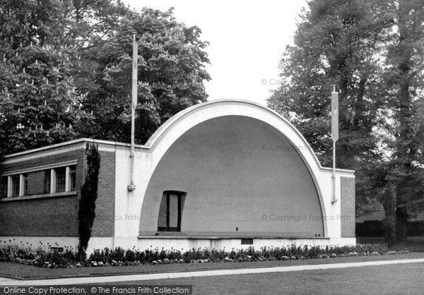 Photo of Trowbridge, The Bandstand c.1955