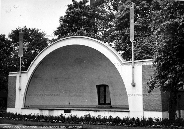 Photo of Trowbridge, The Bandstand c.1955