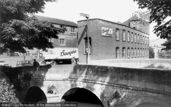 Photo of Trowbridge, The Bridge And Bowyer's Factory c.1965