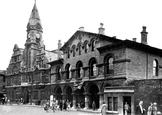 The Town Hall And Market Hall c.1955, Trowbridge