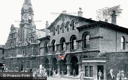 The Town Hall And Market Hall c.1955, Trowbridge