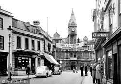 The Town Hall From Fore Street c.1955, Trowbridge
