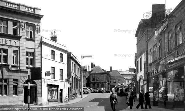Photo of Trowbridge, Wicker Hill c.1955