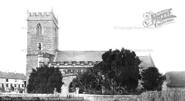 Photo of Trull, The Church Of All Saints c.1869