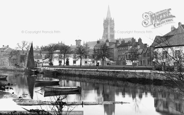 Photo of Truro, Cathedral From The River 1903