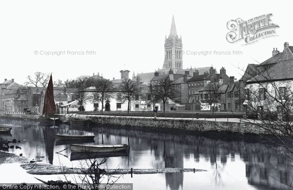 Photo of Truro, Cathedral From The River 1903