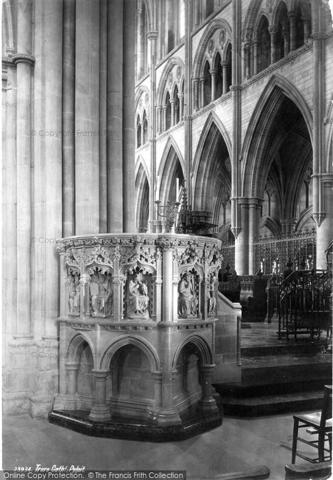 Photo of Truro, Cathedral Pulpit 1890