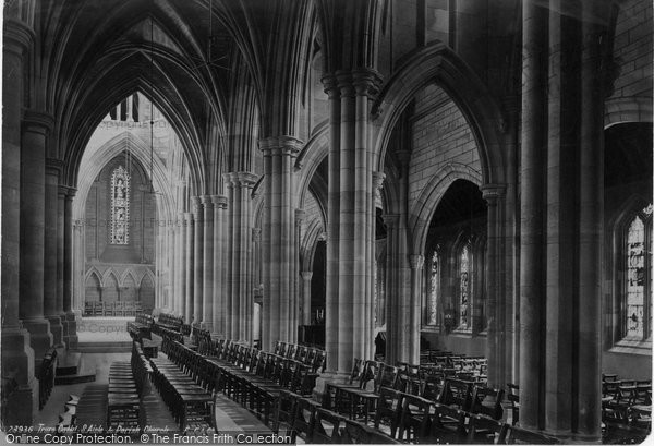 Photo of Truro, Cathedral, South Aisle And Parish Church 1890