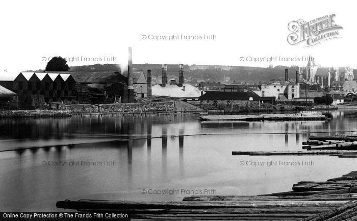 Photo of Truro, From The River 1890