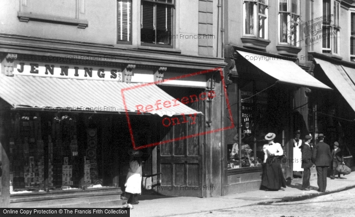 Photo of Truro, Jennings' Shop, Victoria Place 1897