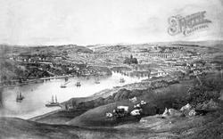 Sketch Of The Town c.1900, Truro