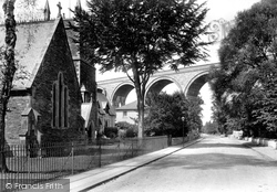St George's Road And Church 1911, Truro