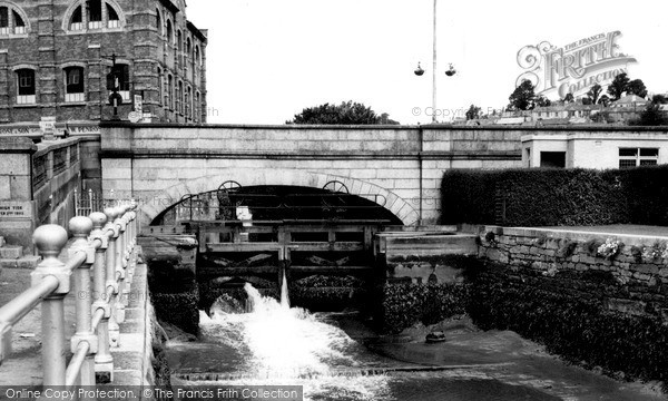 Photo of Truro, The Bridge And Lock Gates c.1960