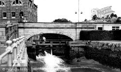 The Bridge And Lock Gates c.1960, Truro