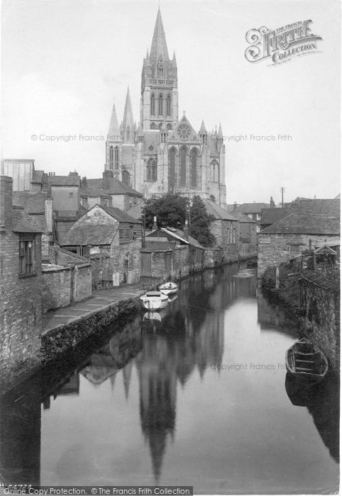 Photo of Truro, The Cathedral And River 1912