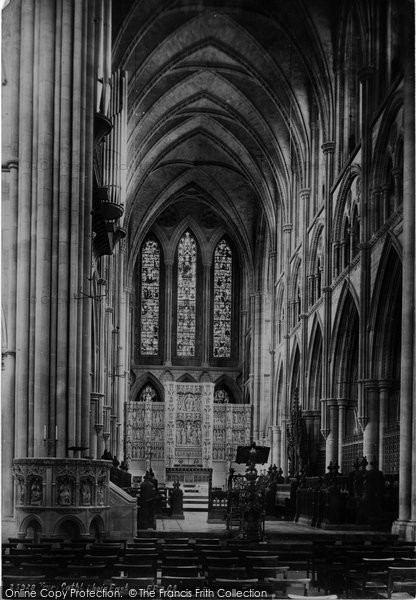 Photo of Truro, The Cathedral, Choir East 1890