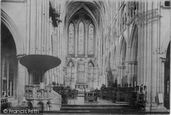 The Cathedral, East Choir 1897, Truro