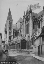 The Cathedral From St Mary's Street 1890, Truro