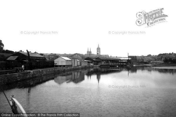 Photo of Truro, The Cathedral From The River Fal c.1955