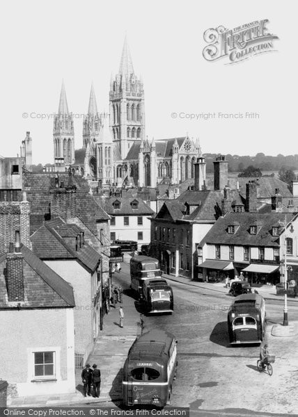Photo of Truro, the Cathedral from the Square 1938
